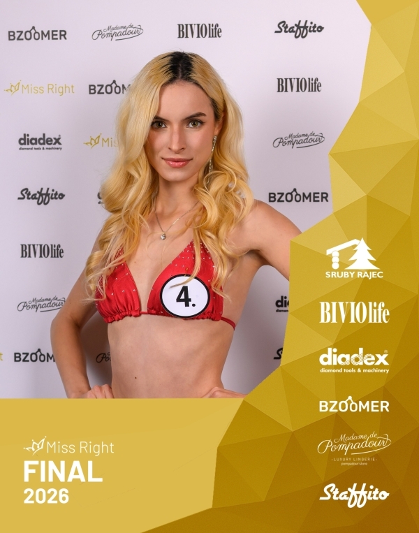 Miss Right 2026 Diana Surovčíková